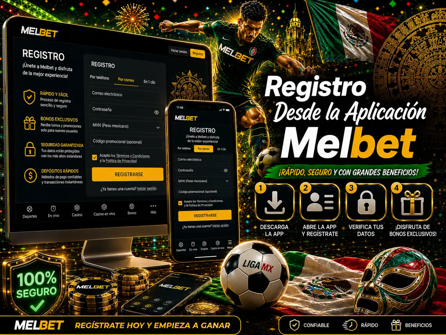 Registro Desde la Aplicación Melbet