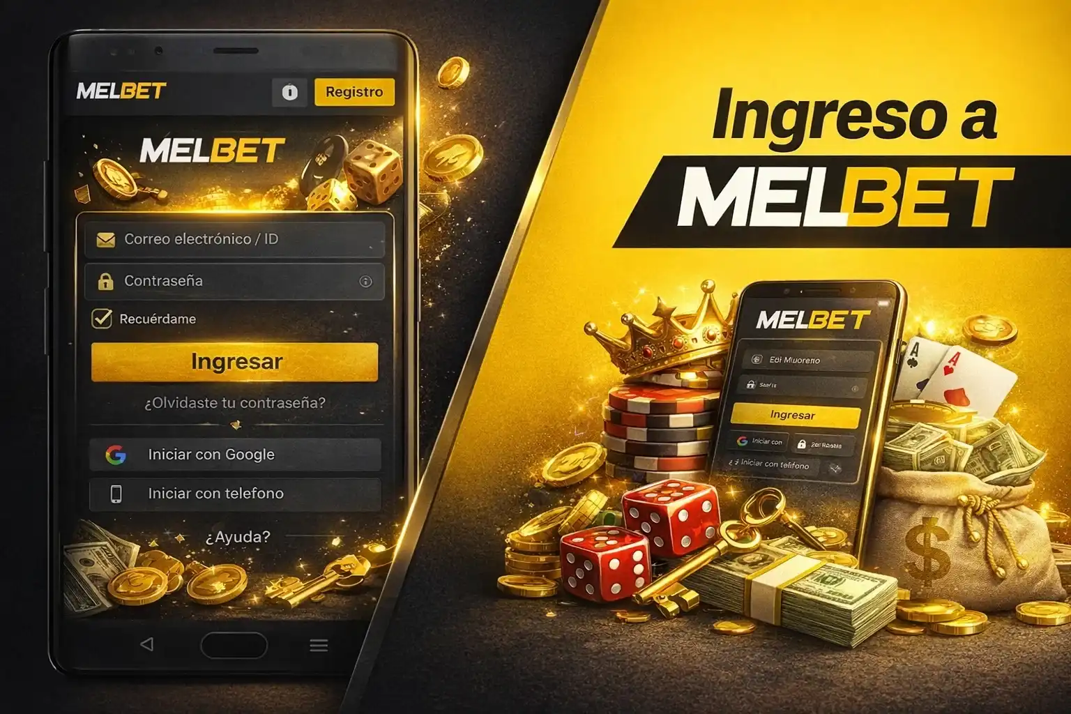 Acceso a la cuenta y configuración de seguridad en el perfil de Melbet