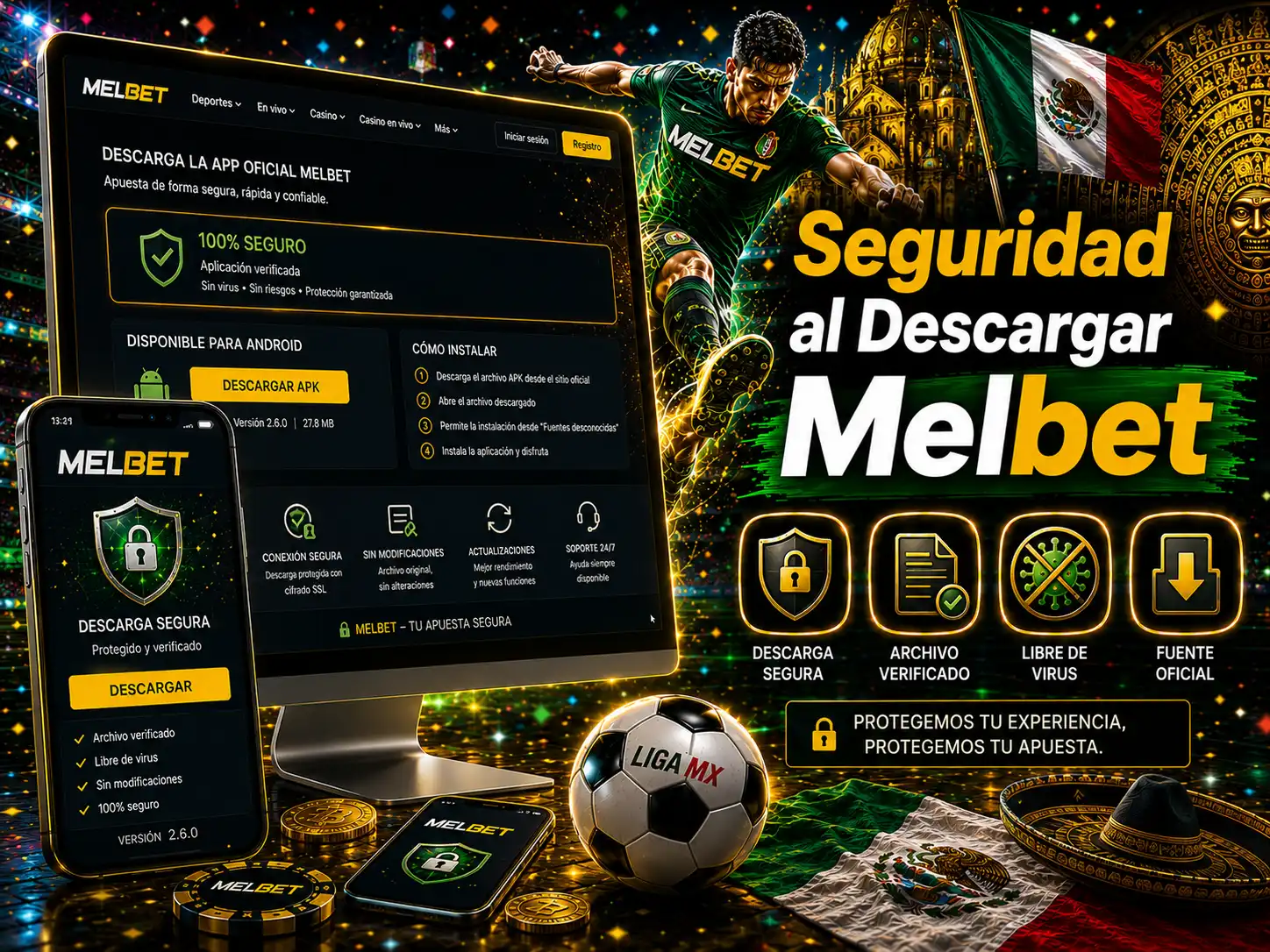 Seguridad al Descargar Melbet
