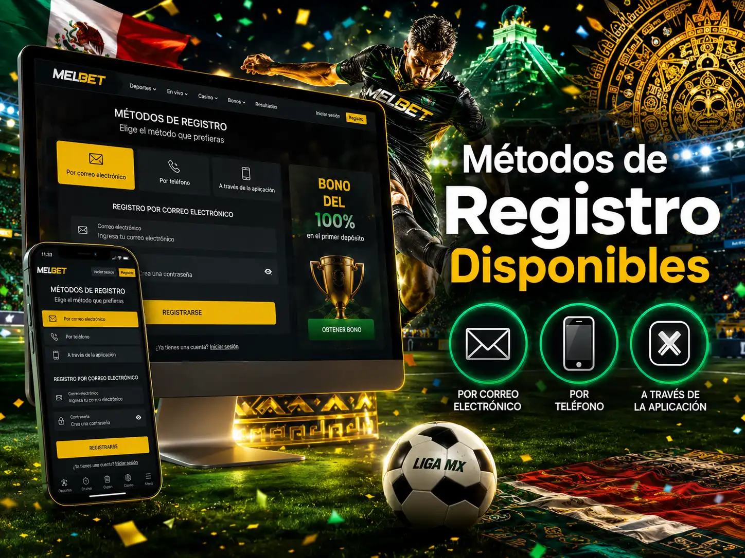Métodos de Registro Disponibles