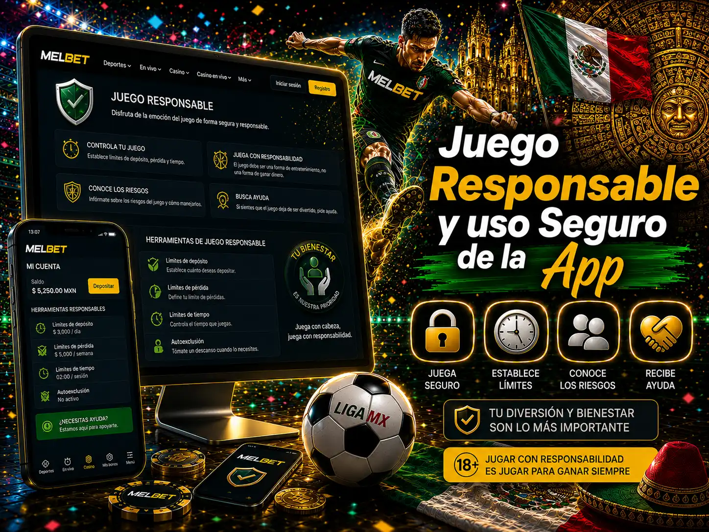 Juego Responsable y uso Seguro de la App