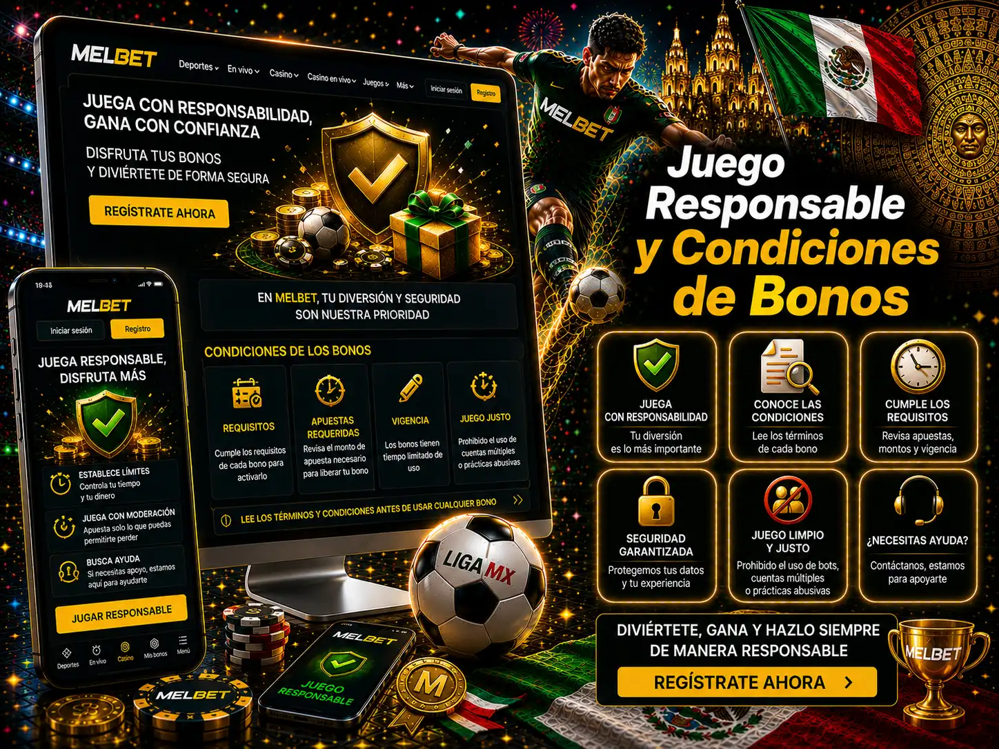 Juego Responsable y Condiciones de Bonos